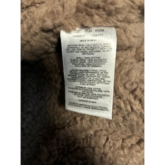 Columbia NWT Mens Black Sherpa-Lined Barn Jacket Button-Up Front Sz Medium - Picture 10 of 10